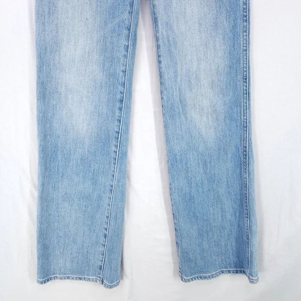 Madewell Jeans 11" High-Rise Flare Women's Size 24 Medium Wash Stretch - Picture 12 of 14